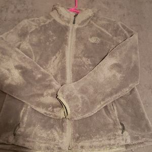 Green/Grey Furry Soft Northface